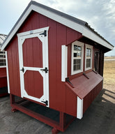 06X12 Quaker Combination Coop Located in Tomah Wisconsin